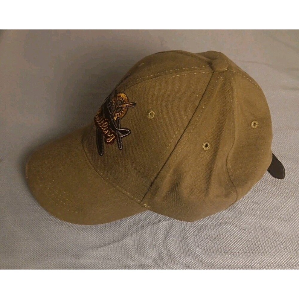 Breitling Watch Hat Cap Men Green Airplane Pilot Aviator Distressed Strap Back - Picture 4 of 11